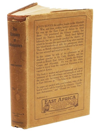 Item #000464 THE COMPANY OF ADVENTURERS. Boyes J