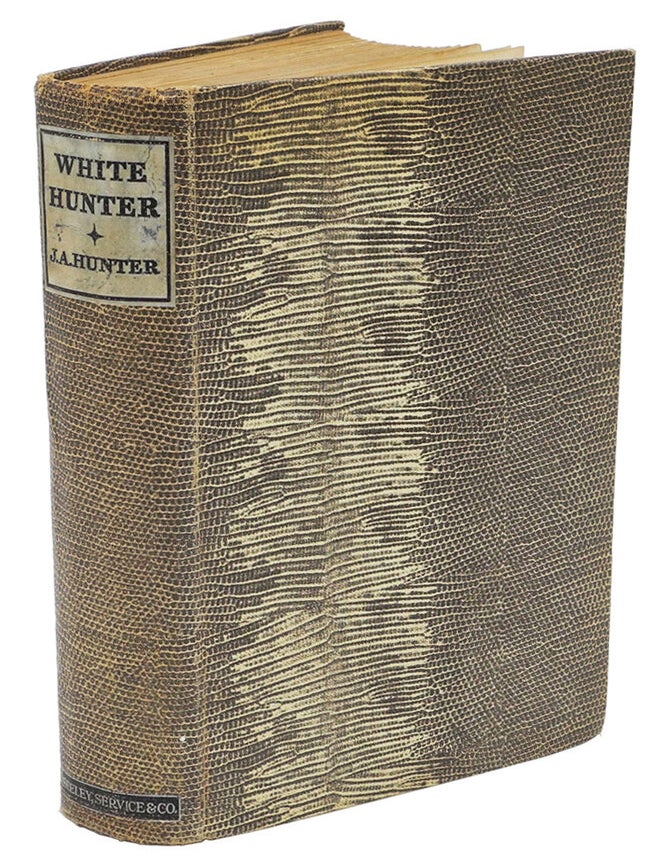 Item #001457 WHITE HUNTER; The Adventures and Experiences of a Professional Big Game Hunter in Africa. Hunter J. A.