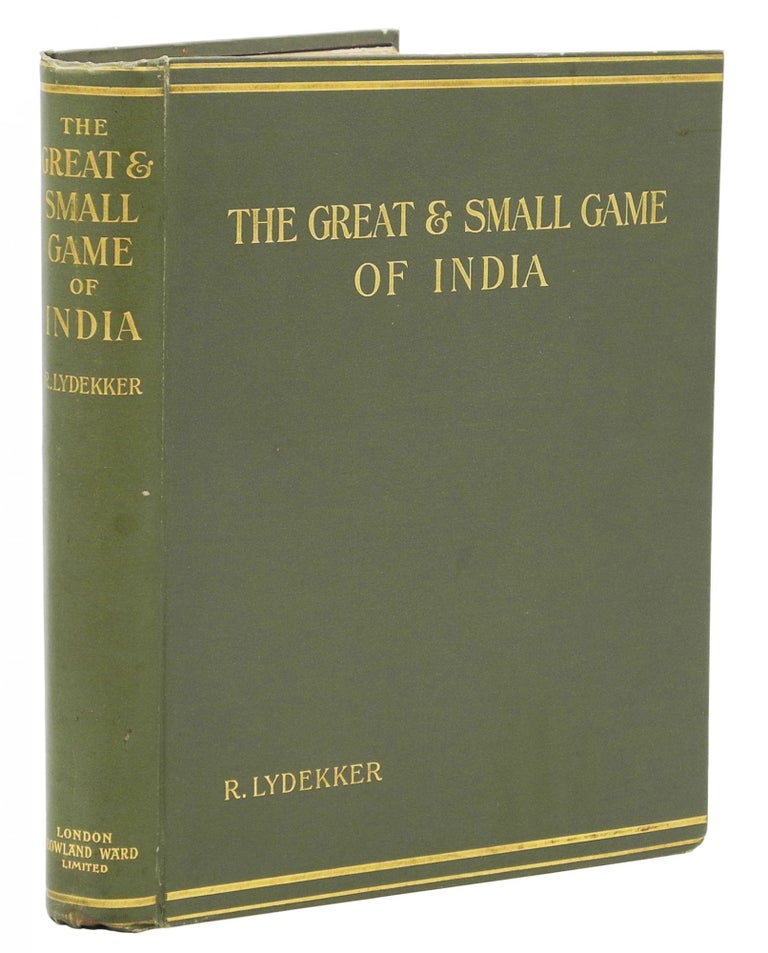 Item #001716 THE GREAT AND SMALL GAME OF INDIA, BURMA, & TIBET. Lydekker R.