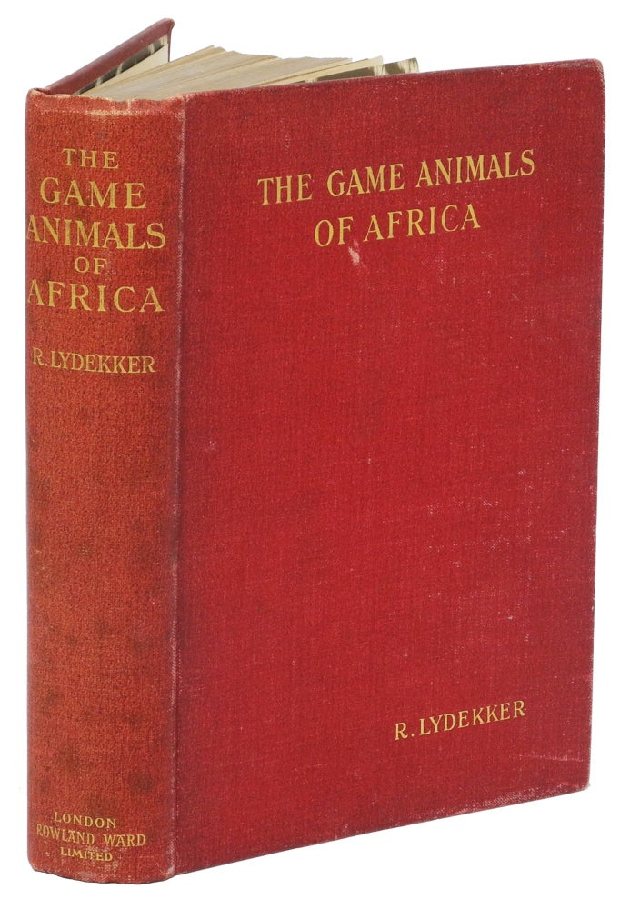 Item #001721 THE GAME ANIMALS OF AFRICA. Lydekker R.