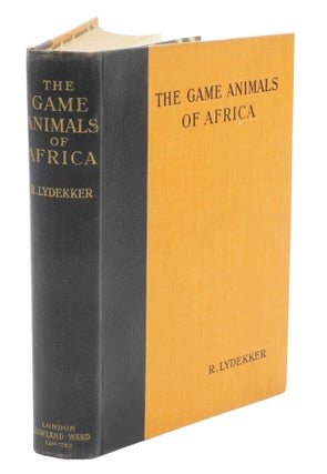 Item #001722 THE GAME ANIMALS OF AFRICA. Lydekker R