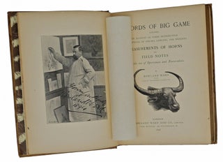 RECORDS OF BIG GAME; Containing an account of their distribution descriptions of species, lengths, and weights. Measurements of horns, and field notes for the use of sportsmen and naturalists.