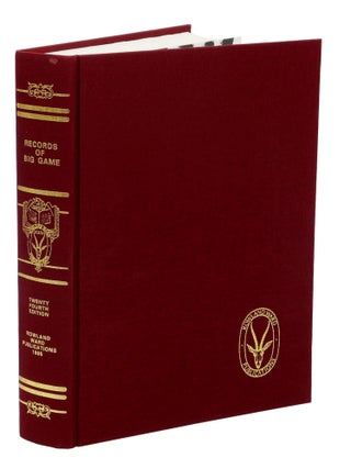Item #003009 RECORDS OF BIG GAME, XXIV (24th) EDITION.; Africa, Asia, Europe and the Americas....