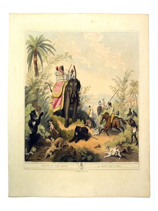Item #006395 ORIENTAL FIELD SPORTS; Death of the Bear. Williamson T