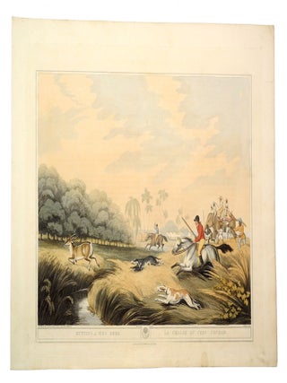 Item #006397 ORIENTAL FIELD SPORTS; Hunting a Hog Deer. Williamson T