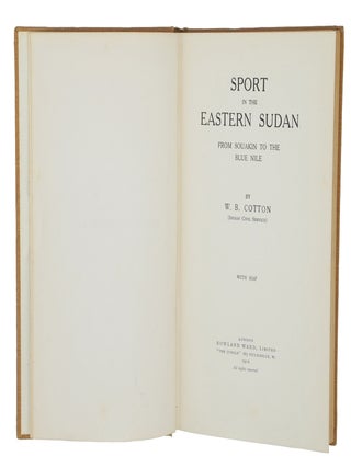 SPORT IN THE EASTERN SUDAN; From Souakin to the Blue Nile