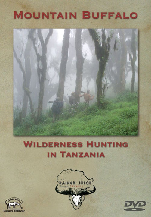 Item #007876 MOUNTAIN BUFFALO; Wilderness Hunting in Tanzania. DVD.